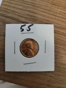 1955 P Lincoln Weizen Cent Penny kostenloser Versand - Bild 1 von 5