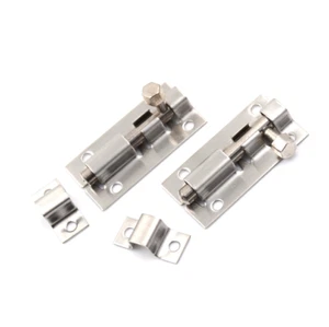 5Pc 2 Inch Stainless Steel Door Latch Sliding Lock Barrel Bolt Latch Gate Lock - Picture 1 of 3