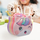 Unicorn Piggy Bank with Lock - Cute Rainbow Coin Jar for Kids