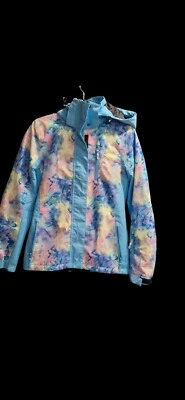 Andorra Gear Ski Coat  Size Small Blue Hiking Waterproof  - Imagem 1 de 4