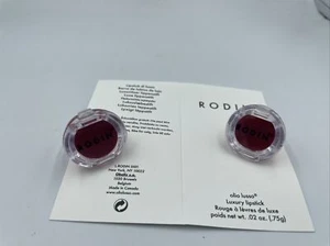 RODIN Olio Lusso Luxury Liptick ROJO HEDY LOTE DE 2 anillos lápiz labial - Imagen 1 de 4