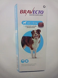 Bravect masticable 1000mg 20-40kg - Imagen 1 de 1
