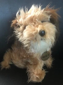Benji Stuffed Plush 10” Vintage 1980 Dakin Animal Dog - Picture 1 of 6
