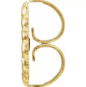 ÚNICO Jumbo 9.4mm GRANDE Oro Amarillo 14k Monstruo Pendiente Fricción Empuje Tuerca - Imagen 1 de 6