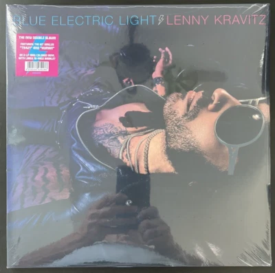 LENNY KRAVITZ BLUE ELECTRIC LIGHT PINK & BLUE VINYL 2LP + BOOK 180G SEALED MINT - Image 1 of 2