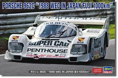 Porsche 962c, 1988 Wec Japan Fuji 1000 Km 1:24 Plastic Model Kit HASEGAWA - Immagine 1 di 4