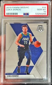 2019-20 Panini Mosaic Luka Doncic Basketball Card #44 PSA 10 Gem Mint - Picture 1 of 1