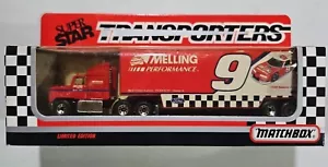 NEW BILL ELLIOTT MATCHBOX SUPER STAR TRANSPORTERS MELLING RACING 1/87 FORD! r108 - Picture 1 of 2