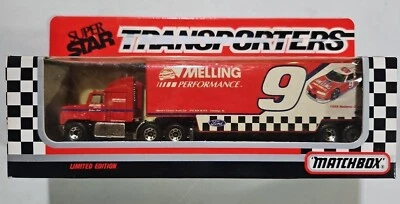 ¡NUEVO FORD BILL ELLIOTT MATCHBOX SUPER STAR TRANSPORTERS MELLING RACING 1/87! r108 Foto 1 de 2