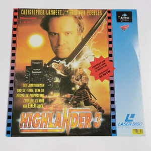 Laser Disk Disc - LD Highlander 3 - 1990 - Picture 1 of 7