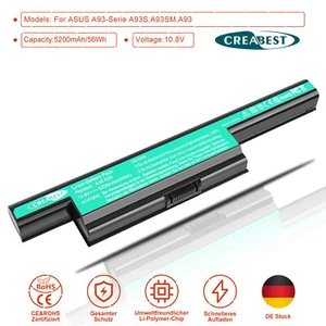 5200mAh A32-K93 A41-K93 A42-K93 Akku Für Asus X93S A93SM PRO91SM A93SM-YZ023V - Bild 1 von 12