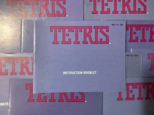 Tetris NES Nintendo Instruction Manual Only - Good Shape - Picture 1 of 19