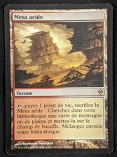 MTG 1x French ARID MESA (Mesa Aride) Zendikar (Good)