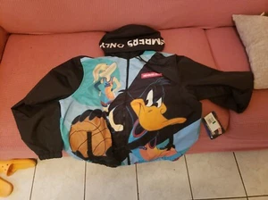 Members Only Looney Tunes Windbreaker Jacket Space Jam MENS SIZE L - Picture 1 of 4