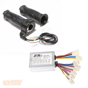48V 1000W Motor Brush Controller+Throttle Grips for Electric Scooter E-Bike - Bild 1 von 16