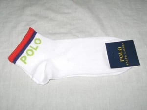 BNWT RALPH LAUREN POLO Ladies Urban Ankle Socks White 4-7 - Picture 1 of 1