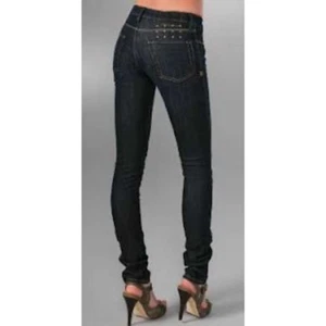 Ksubi Super Skinny Jeans Sz 26 Raw Rinse Indigo Ankle Zips - Picture 1 of 15