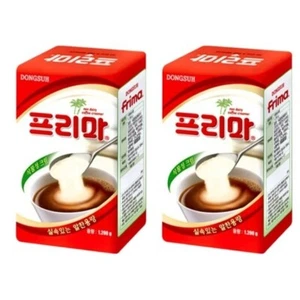 DONGSUH Plant-Based Cream Frima 1.2kg x 2ea - Coconut Oil, Coffee Cream Powder - Picture 1 of 9