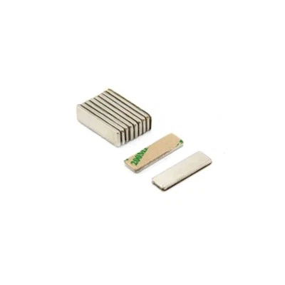 Magnetastico® | 20 Stk. selbstklebende Neodym Magnete N52 Rechteck 20x10x1 mm