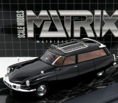 wonderful resin-modelcar 1/43 CITROEN ID19 CORTEGE SLOUGH HEARSE 1962 - black - - Image 1 of 4