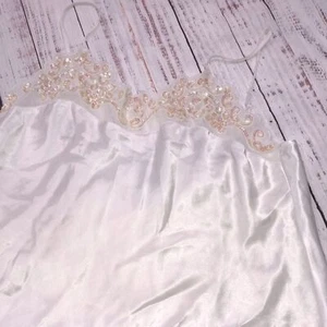 Deslizamiento nocturno de seda vintage talla grande - Imagen 1 de 7