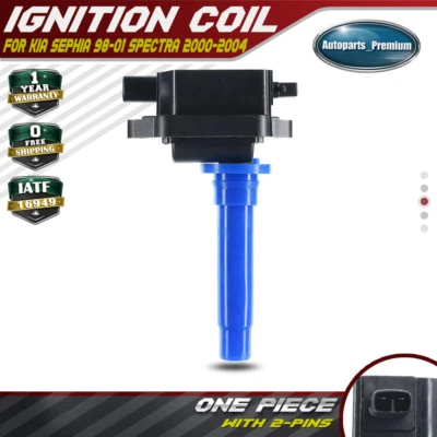 Ignition Coil for Kia Sephia 1998-2001 Spectra 2000-2004 L4 1.8L 0K247-18100A - Image 1 of 4