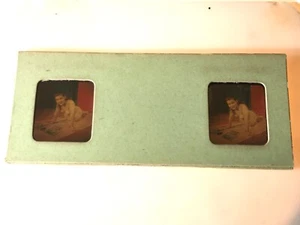 N1-58 RISQUÉ PHOTO SLIDES - STEREO LOCKSLIDE - Bild 1 von 2