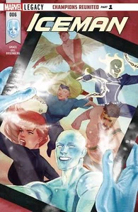 ICEMAN #6 (2017) 1ST PRINTING MARVEL LEGACY TIE-IN BAGGED & BOARDED X-MEN - Picture 1 of 1