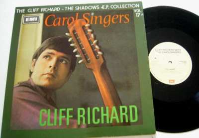 CLIFF RICHARD  Vol. 17 "CAROL SINGERS " 1981 EP MAXI 45 EEC EMI Mint - Photo 1/4