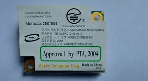 Anatel athens Wireless Card WLAN Wifi Model : AM2 - Photo 1/2