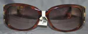 Christian Dior Damen Braun Schildpatt Gestell Braune Gläser H68R5 - Bild 1 von 4