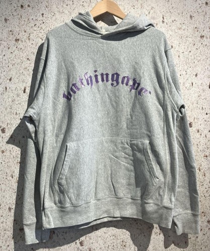 A BATHING APE (BAPE) Felpa con cappuccio Bape UOMO JP taglia M usata difetto punto