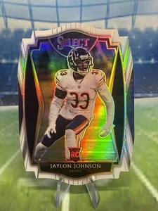 JAYLON JOHNSON 2020 SELECT PREMIER LEVEL ROOKIE WHITE DIE-CUT RC - Picture 1 of 2