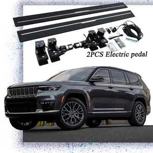 Electric Deployable Running Board Side Step fits for Jeep Grand Cherokee L 2021+ - Picture 1 of 21