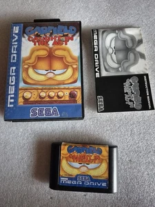 Sega Mega Drive OVP PAL Garfield Caught in the Act mit Anleitung Sehr Gut  - Bild 1 von 8