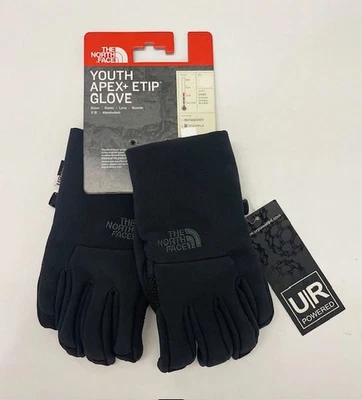 Перчатка The North Face унисекс для мальчика девочки молодежная Apex+ Etip - черная - L - Изображение 1 из 4