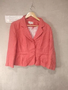 Chaqueta/abrigo informal CC Petite Country para mujer L UK 16 forrado rosa inteligente/informal - Imagen 1 de 8