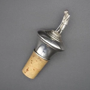 Tappo bottiglia vino golf golfista argento sterling vintage - Douglas Pell 1994 - Foto 1 di 6