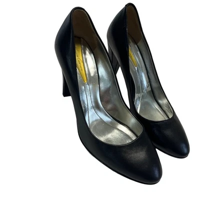 Zapatos de salón Kenneth Cole New York negros punta cerrada tacón alto cuero talla 8M Foto 1 de 4