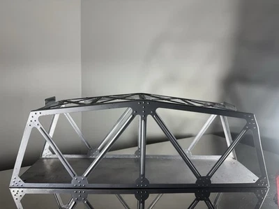 Vintage Marx Metal Train Truss Trestle Bridge O-Gauge - Image 1 of 4