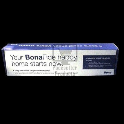 博纳硬质地板护理入门套件 - 高级喷雾拖把、清洁剂浓缩液、垫子 — 第 1/2 张图片