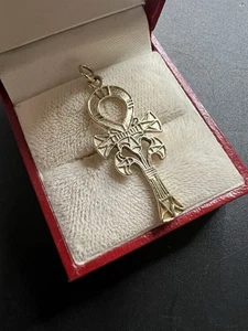 Vintage Sterling Silber und Gold Filled Ankh - Bild 1 von 10