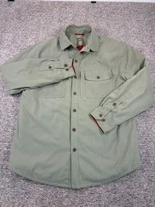 RailRiders Shirt Mens Large Heavyweight Quilted Green Shacket - Picture 1 of 11