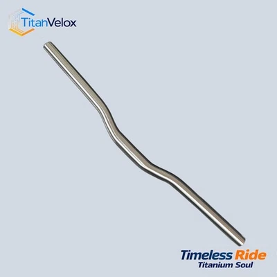 TICKER TI/Mango elevador de aleación de titanio-Bicicleta/Bicicleta 31,8 mm 25,4 mm Componentes Foto 1 de 4