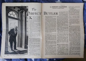 MARGERY ALLINGHAM Vintage 1937 Short Story Disbound From Christmas Pie Magazine - Bild 1 von 4