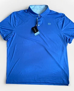Good Good Condor Polo NWT Mens Size 2XL Authentic Golf Shirt Royal Blue - Picture 1 of 6