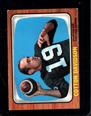 1966 TOPPS #109 COTTON DAVIDSON VG+ RAIDERS *AZ6874 - Image 1 of 2