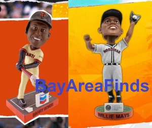 San Francisco Giants Willie Mays Birmingham Barons Barry Bonds Bobblehead SGA SF - Foto 1 di 4