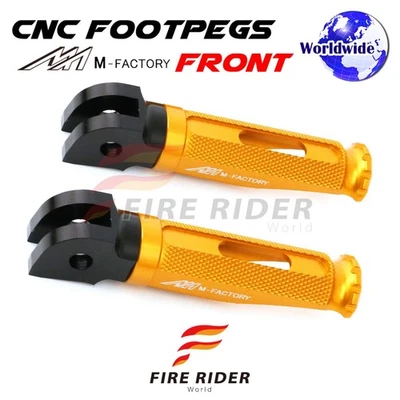 Clavijas de pie CNC Gold Rider Shinobi para Kawasaki GTR 1400 Concours 14 16 17 18 19 2 Foto 1 de 4