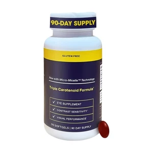 Macuhealth Triple Carotenoid Formula - Eye Vitamins for Adults - 90 Softgels - Picture 1 of 12